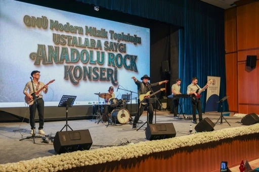 OM&Uuml;&rsquo;de "Ustalara Saygı Anadolu Rock Konseri"
