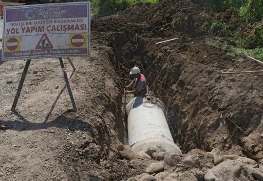Ordu B&uuml;y&uuml;kşehir, Fatsa&rsquo;nın altyapısını g&uuml;&ccedil;lendiriyor
