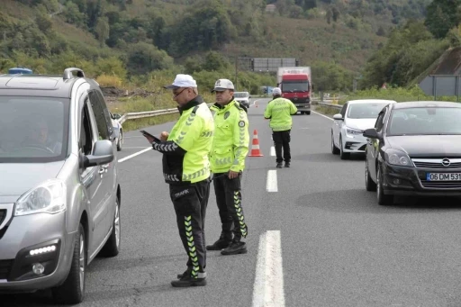 Ordu’da 2 haftada 43 binden fazla araç ve sürücü denetlendi

