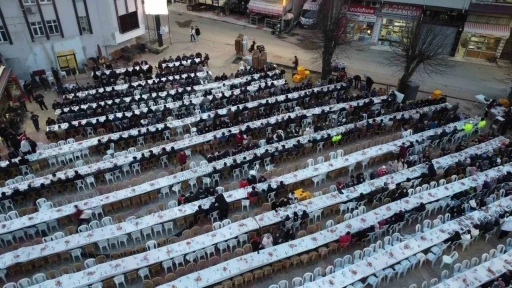 Ordu&rsquo;da bin 500 kişi iftar sofrasında buluştu

