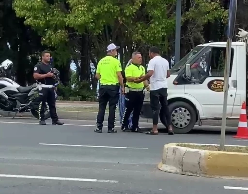 Ordu’da emniyet kemeri kontrolü sırasında gerginlik: Polise mukavemet gösteren sürücüye cezai işlem
