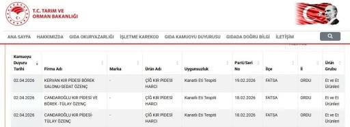 Ordu&rsquo;da kır pidesi harcından &rsquo;kanatlı eti&rsquo; &ccedil;ıktı

