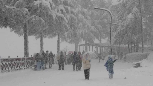 Ordu&rsquo;da yeni yılın ilk kar yağışı etkili oldu
