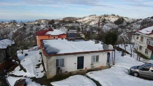 Ordu&rsquo;nun y&uuml;kseklerinde kar manzaraları
