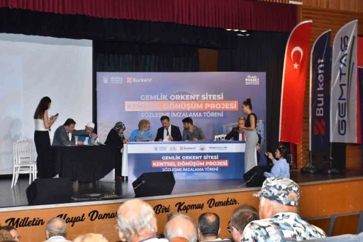 Orkent Sitesi Kentsel Dönüşüm Projesi’nde imzalar atıldı
