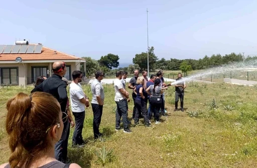 Orman ekiplerinden, ’Orman yangınlarını önleme’ eğitimi
