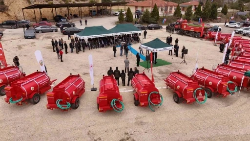Orman k&ouml;ylerine 20 yeni tanker, yanan sahalara da tohumlama
