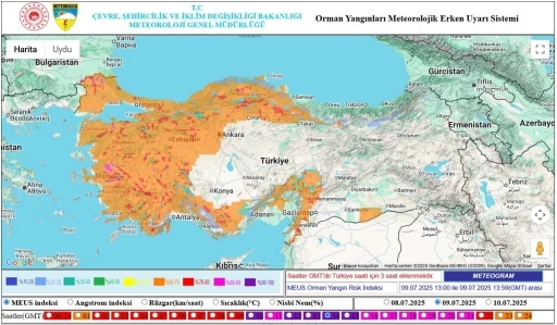 Orman yangını riskine karşı uyarılar yapıldı
