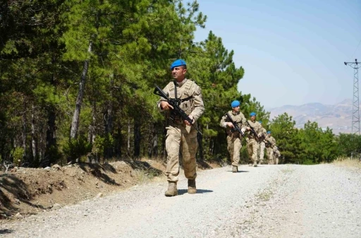 Orman yangınına karşı jandarma komandoların gözü yeşil doğada

