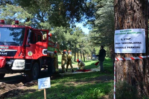 Ormancılar madalya i&ccedil;in kıyasıya yarıştı
