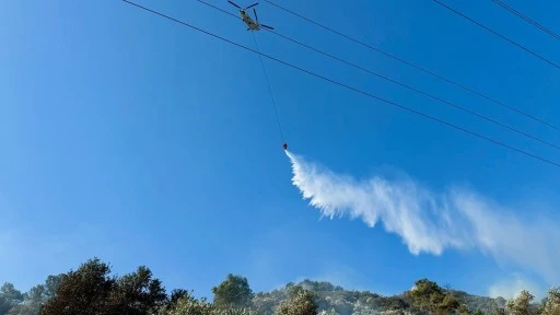 Ortaca'daki orman yangını kontrol altına alındı
