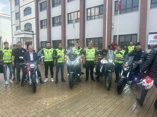 Osmaneli’de motosiklet sürücülerine eğitim verildi
