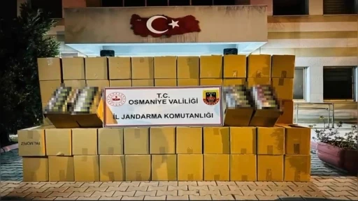 Osmaniye&rsquo;de durdurulan tırda 1 milyon liralık ka&ccedil;ak makaron ele ge&ccedil;irildi
