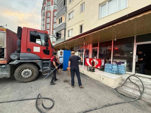 Osmaniye&rsquo;de iş yeri yangını
