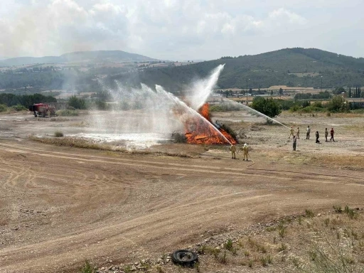 Osmaniye&rsquo;de orman yangınlarına karşı &ouml;zel timler tatbikatta buluştu
