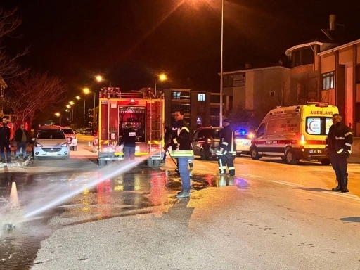 Otomobil ile motosiklet &ccedil;arpıştı: 2 yaralı
