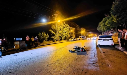 Otomobil ve motosiklet çarpıştı: 1 ölü
