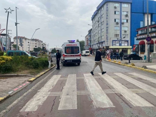 Otomobilin çarpığı yaya yaralandı
