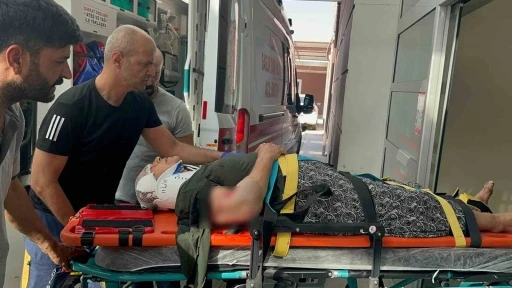 Otomobilin çarptığı kadın yaralandı
