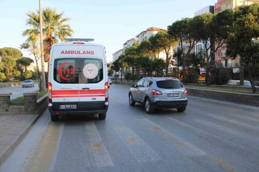 Otomobilin çarptığı yaşlı adam yaralandı
