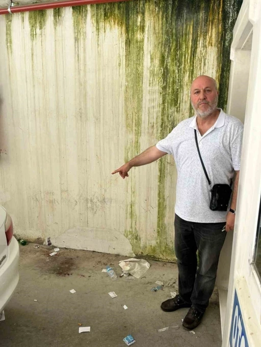 Otopark kirliliğine tepki
