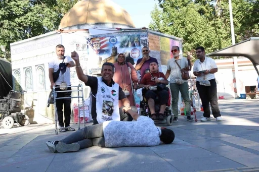Özel bireylerden &quot;Gazze&quot; için anlamlı etkinlik
