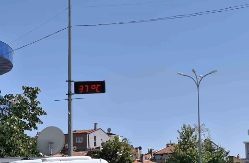 (ÖZEL) Bu ilçede termometreler 38 derecelere kadar çıktı
