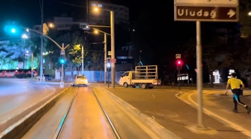 (Özel) Bu sefer alkollü değil, aranan şahıs kaçmaya çalıştı..

