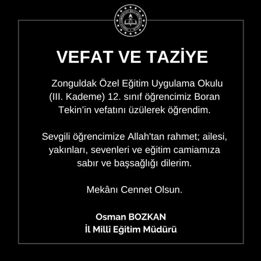 Özel eğitim öğrencisi tedavi gördüğü hastanede hayatını kaybetti
