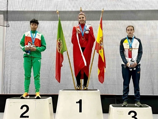Özel sporcu Esra Bayrak, 10. kez Avrupa şampiyonu
