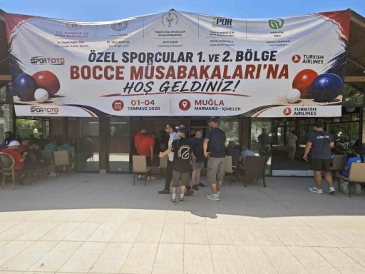 &Ouml;zel sporcular Bocce T&uuml;rkiye şampiyonası Muğla&rsquo;da başladı
