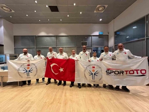 Özel Sporcular Kayak Milli Takımı, Dünya Şampiyonası için Fransa’ya gitti
