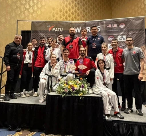 Para taekwondoculardan ABD A&ccedil;ık Taekwondo Turnuvası&rsquo;nda 7 madalya
