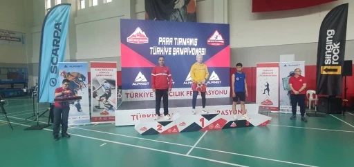 Para Tırmanış T&uuml;rkiye Şampiyonasında Denizli&rsquo;yi gururlandıran başarı
