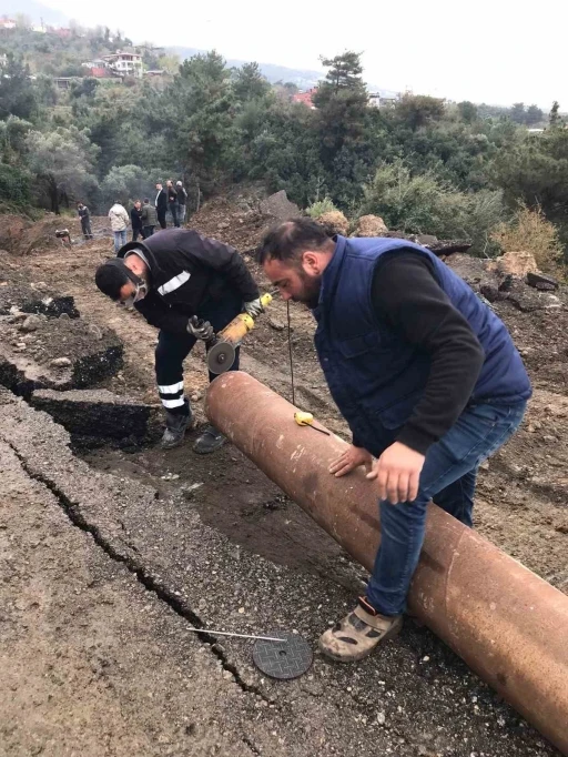 Payas&rsquo;ta i&ccedil;me suyu hattı hızla onarıldı
