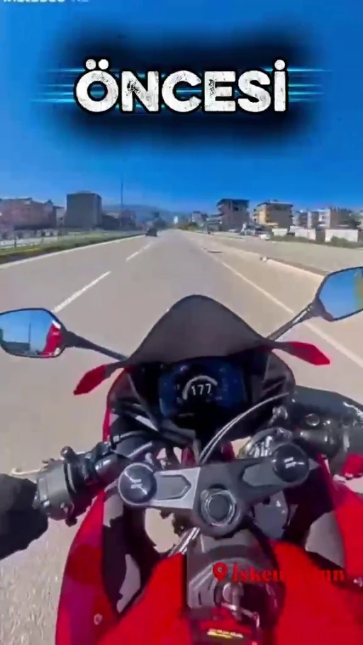 Paylaşım uğruna akan trafikte 177 kilometre hız yapan s&uuml;r&uuml;c&uuml;ye 55 bin TL ceza
