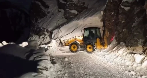 Pervari&rsquo;de &ccedil;ığ d&uuml;şen yol ulaşıma a&ccedil;ıldı
