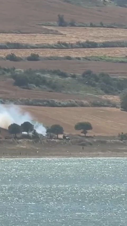 Piknik ateşi &ccedil;ayırlık alanı k&uuml;le &ccedil;evirdi
