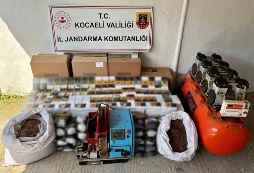 Piyasa değeri yaklaşık 800 bin TL olan makaron ve elektronik sigara ele geçirildi
