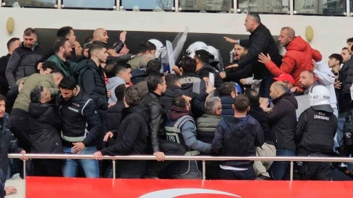 Play-Off maçında polise mukavemette bulunan 3 şüpheliye adli işlem, 27 kişiye seyirden men cezası
