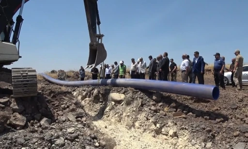 Polateli-Şahinbey OSB&rsquo;de i&ccedil;me suyu isale hattının temeli atıldı
