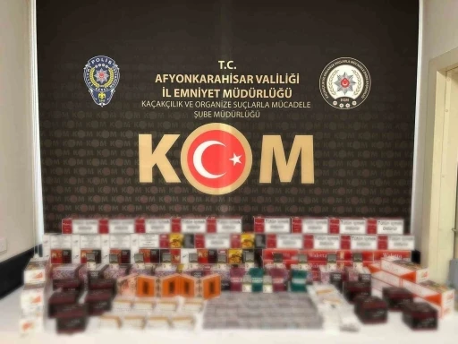 Polis kaçak sigara ele geçirdi
