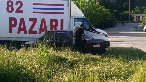 Polisin ‘dur’ ihtarına uymayıp kaçan otomobil otların arasında bulundu
