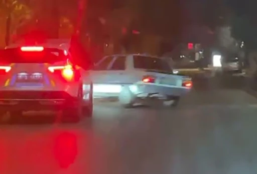 Polisten ka&ccedil;arken kaza yaptı
