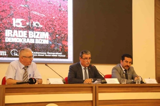 Prof. Dr. Şerif Demir: "Tankların &ouml;n&uuml;nde y&uuml;r&uuml;yen insanlar bu milletin cesaretini ortaya koymuştu"
