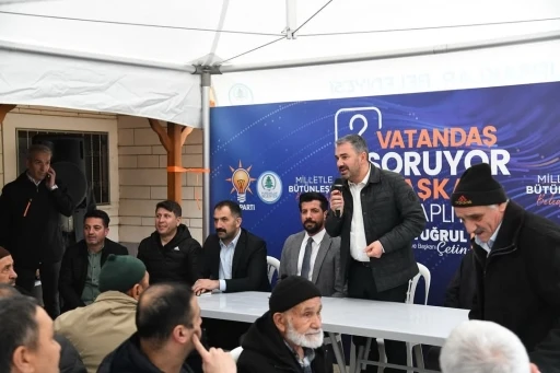 Pursaklar Belediye Başkanı Çetin’den mahalle buluşmaları
