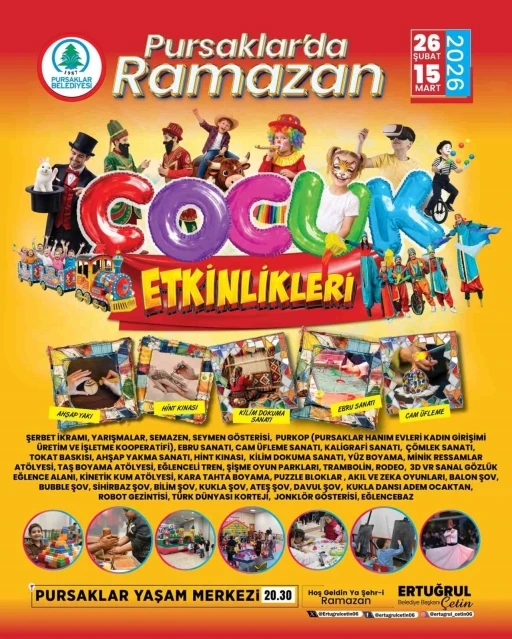 Pursaklar&rsquo;da Ramazan ayına &ouml;zel etkinler başlıyor
