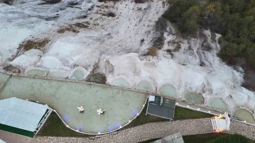 "Bolu&rsquo;nun Pamukkalesi"nde kış sessizliği
