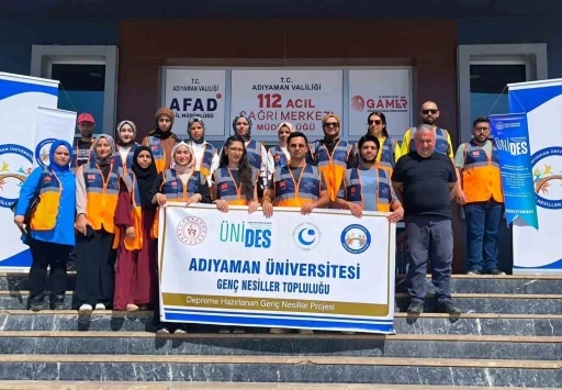 &quot;Depreme hazırlanan genç nesiller&quot; eğitimi başarıyla tamamlandı
