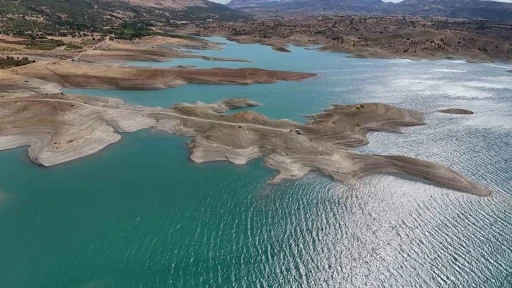 &quot;Diyarbakır’ın Maldivleri&quot; havadan görüntülendi
